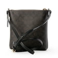 thumbnail image 2 of Coach Women's Mini Rowan File Top Zip Crossbody Bag (Walnut / Black), 2 of 5