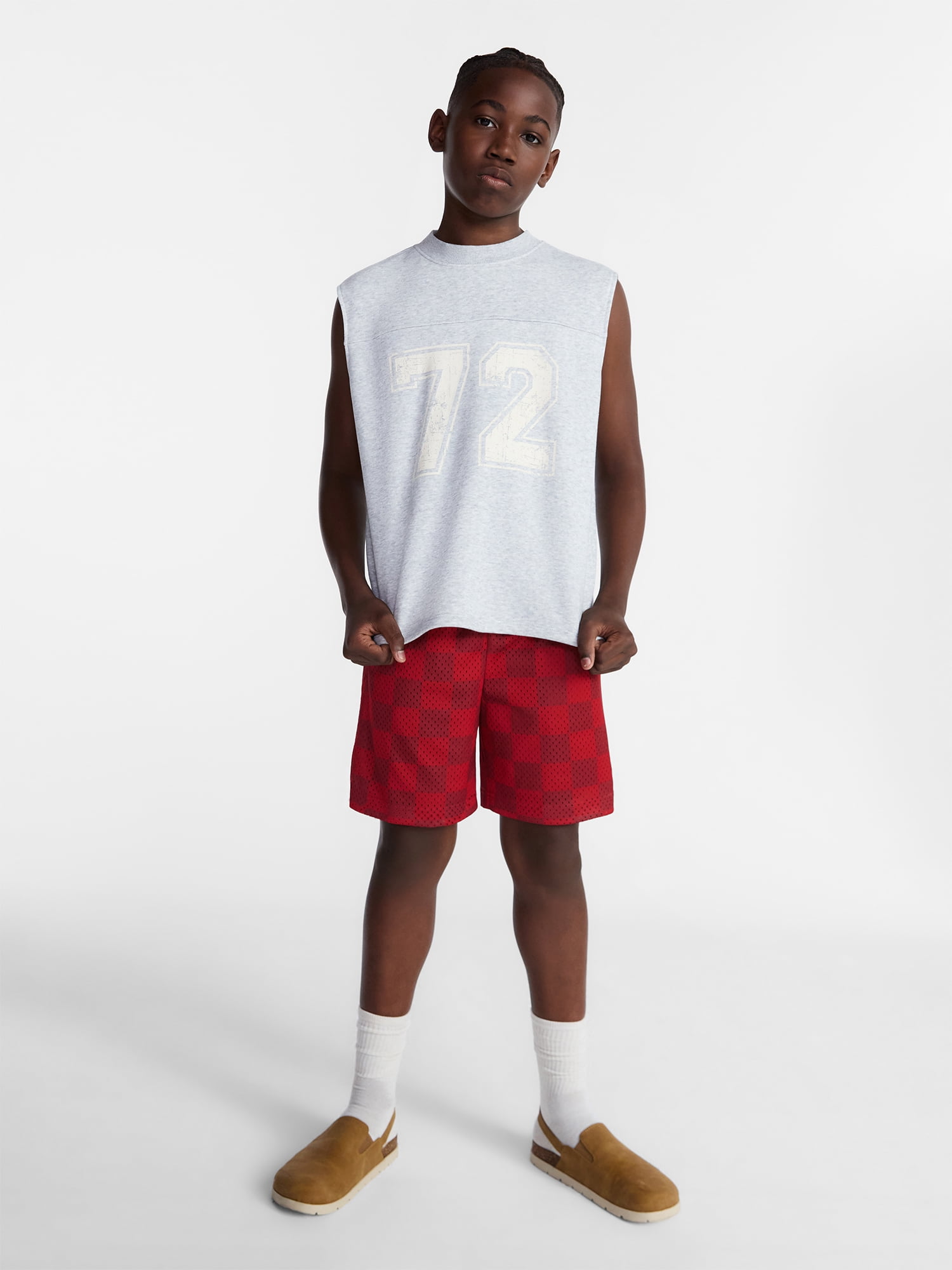 Weekend Academy Boys Fleece Muscle Tank, Sizes 4-18