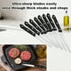 thumbnail image 5 of Juego de Cuchillos para Carne (24 cuchillos serrados), cuchillo para cena con mantequilla, cuchillo de cocina de acero inoxidable afilado (4,5 pulgadas), juego de cubiertos, apto para lavavajillas, 5 of 8