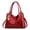 Red, variant on Soft Leather Tote Crossbody Bags with Detachable Strap Large Shoulder Purses Top Handle Messenger Handbag for Work Pink