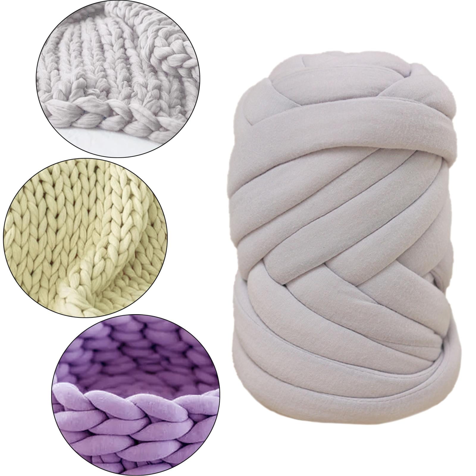 Buy Wholesale China Chunky Tube Cotton Yarn Arm Knitting Giant Chunky  Hollow Tube Cotton Yarn For Quick Knitting Blanket & Cotton Tube Yarn at  USD 7.5