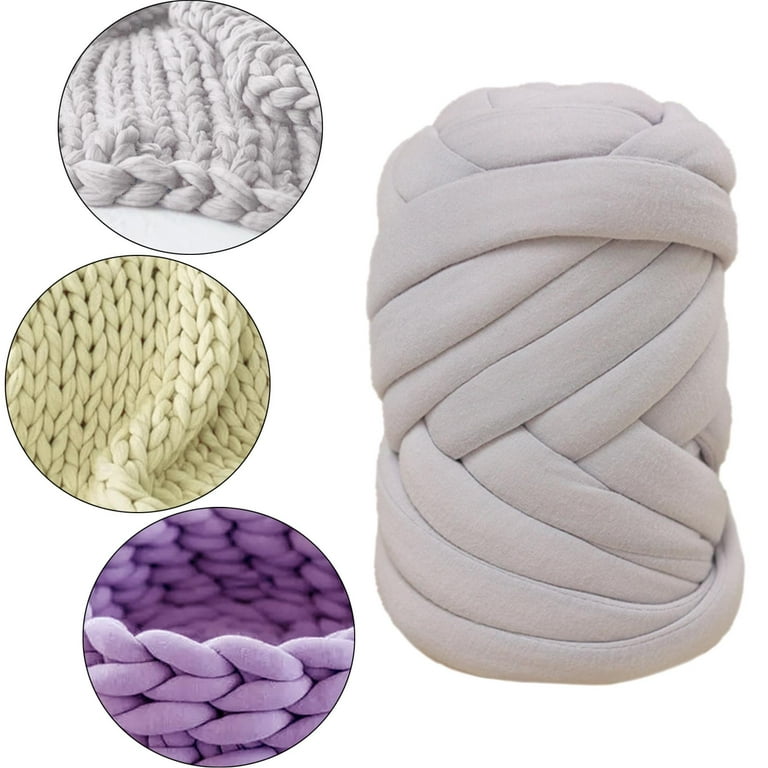Coarse Knitting Yarn 1 Kg XXL Yarn Jumbo Yarn Approx. 2.5 Cm Chunky Yarn  Arm Knitting Thick Yarn Large Yarn Blanket Knitting Bag Yarn 