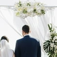 thumbnail image 3 of justharion Artificial Flower Panel Wall Wedding Silk Rose Flower Banquet Backdrop Decor, 3 of 7