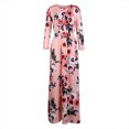 thumbnail image 4 of Binpure Robe Assortie Maman et Moi, Robe Florale à Carreaux à Manches Longues et Col Rond, 4 of 6