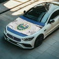 thumbnail image 3 of Uorisanigo Car Hood Cover Weatherproof El Salvador Logo Hood Cover Universal Hoods Wrap Blanket Fit for Cars Trucks SUVs for All Seasons Protection, 3 of 7