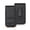 Black, variant on Venoro Vertical Cell Phone Pouch Case Waist Holster with Belt Clip Loop Leather Holder