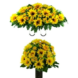Faux Silk Artificial Flower Van Gogh Sunflower Bunch 21 Tall – RusticReach