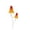 Yellow, variant on 11.4in Metal Mushroom Yard Art Garden Decorative Stake 3D Mushrooms Garden Statue Decor, for Pathway, Floor, Garden, Lawn, Halloween Outdoor Decoration