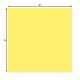 thumbnail image 2 of Yellow 5x5 Inch Uncut Art Mat Board - No Opening - 10 Mats, 2 of 7