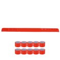 thumbnail image 3 of Reflective Arm Band Silicon Steel Slap Armband Bracelet Bands for Clothing Sports RidingOrange, 3 of 9