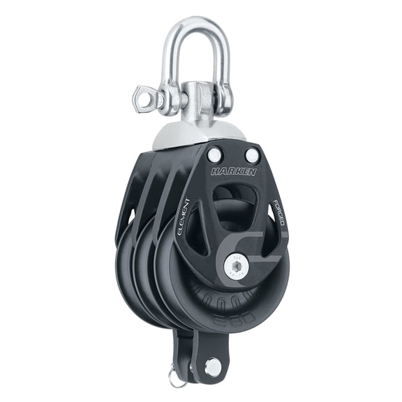 5" Harken 60MM Triple Element Block with Swivel and Becket