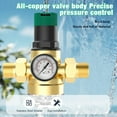 thumbnail image 4 of Régulateur de Pression d'Eau 3/4 Pouce, Régulateur de Pression d'Eau avec Manomètre et Filtre en Maille, 4 of 8