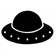 Alien Invasion Chalkboard Wall Accent Sticker Set