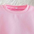 thumbnail image 6 of TOWED22 Baby Kid Girl Fall Winter Clothing Set Fall Winter 2 Piece Cute Print Long Sleeve Soft Sweatshirt and Pants Outfits Clothes(Pink,5-6 Y), 6 of 9
