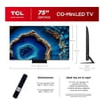 thumbnail image 4 of TV TCL 75 pulgadas 4K UHD Smart Google TV MiniLED 75QM741G, 4 of 4