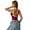Burgundy, variant on PISONIC Women Tank Tops Longline Sports Bras Criss Cross Back Padded Workout Tank Tops Gym Yoga Bra Top with Built in Bra
