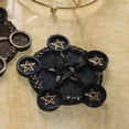 thumbnail image 4 of Candelabro, Vela de resina de brujas, Candelabro ceremonial de brujería, Ceremonial Cobre negro A, 4 of 8