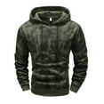 thumbnail image 4 of sususu Men's Hoodies Zip Up Hoodies And Sweatshirts For Winter Thick Warm Hoodie For Cold Weather Comfort And Style Cozy Layering For Men,Green,M, 4 of 4