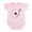 Petal Pink, variant on CafePress - Turntable Infant Bodysuit - Baby Light Bodysuit, Size Newborn - 24 Months