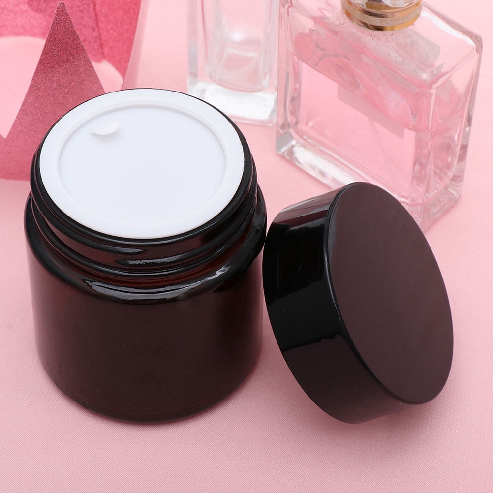 Mobutofu portable refillable liquid containers Cream Bottle Glass 6Pcs