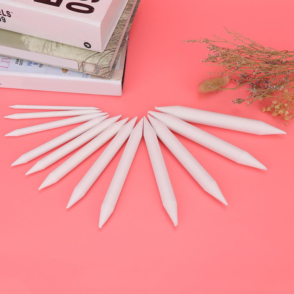 YLSHRF 12 Pcs White Paper Pen Blending Stumps Sketch Rub Drawing Tool