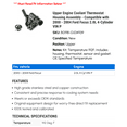 thumbnail image 2 of Upper Engine Coolant Thermostat Housing Assembly - Compatible with 2000 - 2004 Ford Focus 2.0L 4-Cylinder VIN P 2001 2002 2003, 2 of 2