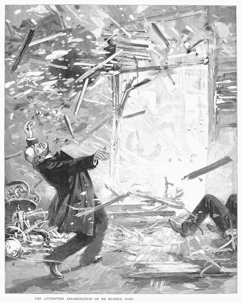 Russell Sage (18161906). /Namerican Financier. The Attempted