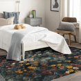 thumbnail image 4 of Floral Rugs for Living Room Bedroom - Colorful Rug 3x5 - Flowers Carpet for Home Decor - Washable Non Slip Patterned Indoor Small Area Rug - Soft & Low Pile (ZL&917), 4 of 7