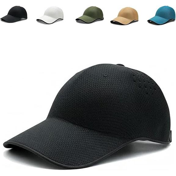 Seamless Packable Lightweight Sports Baseball Cap, Ultra-Breathable Washable & Portable Quick-Dry Hat for Golf Travel(wwx)