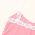 thumbnail image 6 of BRICH Women's Cute 2 Piece Pajama Sets Ruffle Cami Top and Shorts Sleepwear Set Pink S, 6 of 7