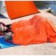 thumbnail image 2 of Emergency sleeping bag survival sleeping bags emergency blanket outdoor camping orange, 2 of 5
