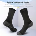 thumbnail image 5 of 6pcs/3 Pairs of Men's Sports Socks - Thickened Comfortable Fitness Running Socks, Moisture-Wicking Breathable Fabric, Seamless Toe Design, Anti-Slip Grip, Suitable for Basketball, 5 of 7