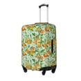thumbnail image 2 of Xecao Tangerine print Elastic Luggage Cover, with double-sided print , is perfect for travel, business, and daily use, 2 of 9