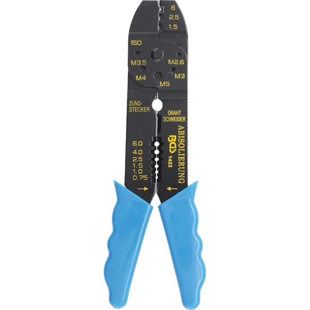 PINZA CRIMPADORA BGS 1422 200MM para terminales