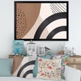 thumbnail image 3 of Designart 'Abstract Ivory Shapes and Shapes in Terracotta III' Modern Framed Art Print, 3 of 4