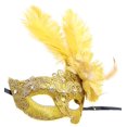 thumbnail image 2 of Máscara de mascarada Awlsyj para mujer, con plumas, veneciana, para Halloween, 2 of 3