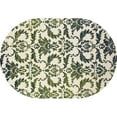 thumbnail image 1 of Art Carpet Bastille Victorian Cream, Blue, Green 5'3" x 7'7" Oval Rug, 1 of 5