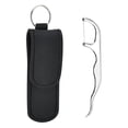 thumbnail image 1 of Stainless Steel Toothpicks Kit, Premium Teeth Cleaning Tools, Reusable Tooth Picks Set, Pocket Keychain Portable Metal Toothpicks Holder For Travel, 1 of 1