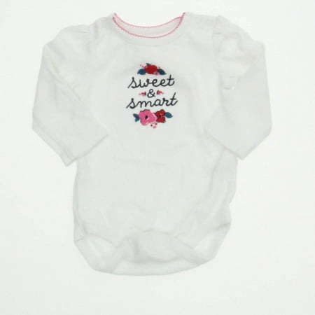 

Pre-owned Gymboree Girls White Onesie size: 3-6 Months