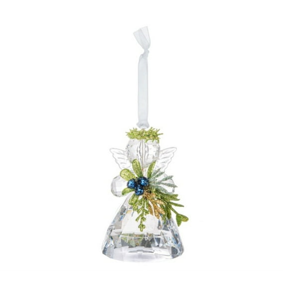 Ganz Christmas Mistletoe Angel Ornament, 3.5"
