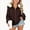 Coffee, variant on WXFAZCVU Girls Full Zip Cardigan Sweater Fall Winter Loose Fit Lightweight Outerwear with Hood Size 14-15 Years