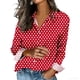 thumbnail image 5 of Camisetas de Manga Larga para las Mujeres Impreso Casual Suelto Cardigan Poliéster Longitud Regular de las Mujeres Larga Chaqueta de Invierno sin Capucha, 5 of 5