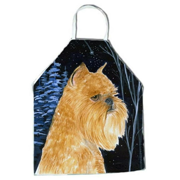Starry Night Brussels Griffon Apron - 27 x 31 in.
