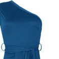 thumbnail image 6 of One Shoulder Dresses for Women Sleeveless Sexy Solid Color Belted Mini Dress Slim Fitted Elegant Formal Cocktail Dresses, 6 of 6