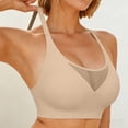 thumbnail image 5 of WAGUTH Sports Bras for Women Seamless Mesh Wireless Bras Adjustable Straps Back Closure Comfort Yoga Gym Workout Bralettes, 5 of 8
