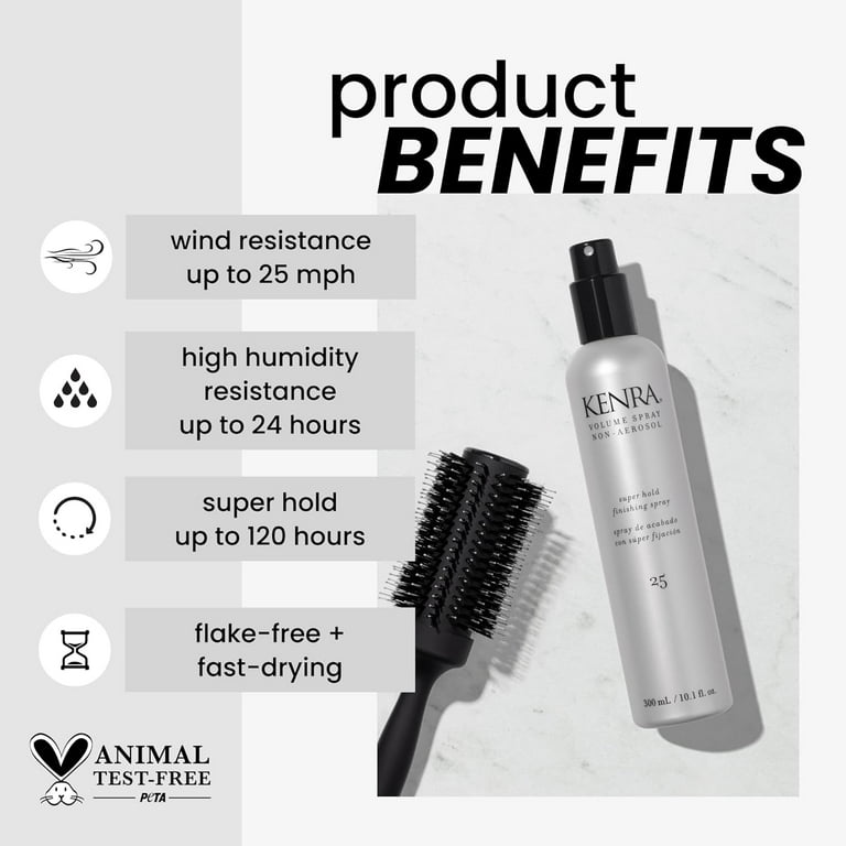 Kenra, Non-Aerosol Volume Hairspray, 10-Ounce, Maximum Hold