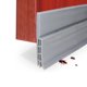 thumbnail image 3 of Riwesomey Tira de sellado de silicona autoadhesiva para puertas y ventanas, cinta aislante impermeable, insonorizada y a prueba de humedad, herrajes para Herramientas y ferretería Gris LQ7 Riwesomey JJ14753-06B, 3 of 4
