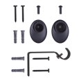 thumbnail image 2 of Eclipse 48 in. - 86 in. Room Darkening Wrap Rod, 5/8 in. Diameter, 2 of 8