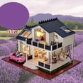 thumbnail image 2 of ebles de miniatura de bricolaje, de rompecabezas 3D hecho , juguetes creativos CUTICAT Casa de muñecas en miniatura DIY, 2 of 8