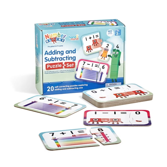 Juego de puzles hand2mind Numberblocks Suma y Resta
